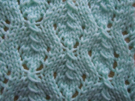 clover knitting pattern